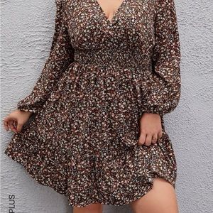 Shein floral dress 1X